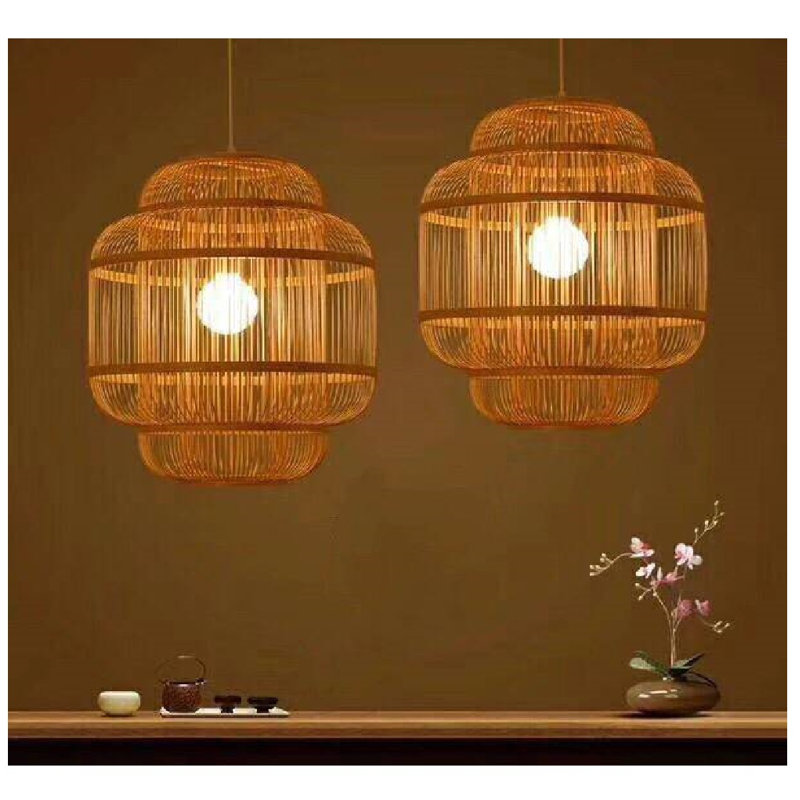 Cornejo 1 - Light Natural Geometric Pendant