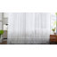 Ensemble de rideaux 8 pièces à baldaquin en dentelle blanche avec attaches pour grand ou très grand lit-63672224