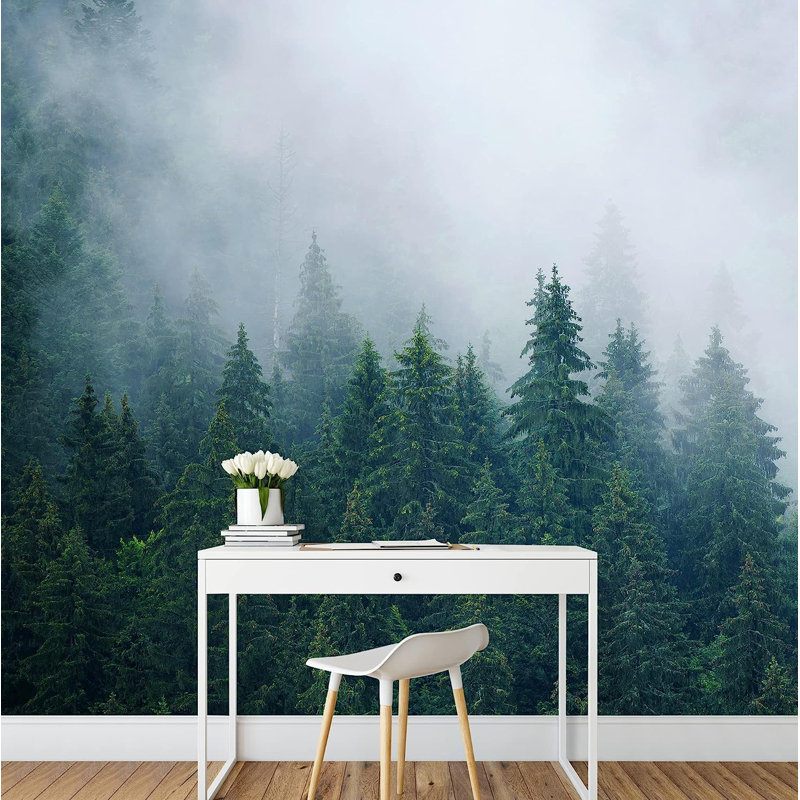 Misty Mountain Cloud Pine Tree, 66" L x 96" W