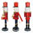 Handmade Wood Nutcracker Drummer Soldier Statue-2070570561