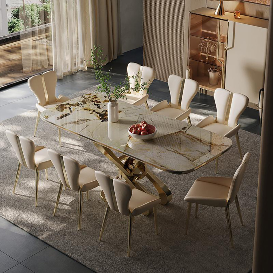 Luxury modern 2025 dining table set