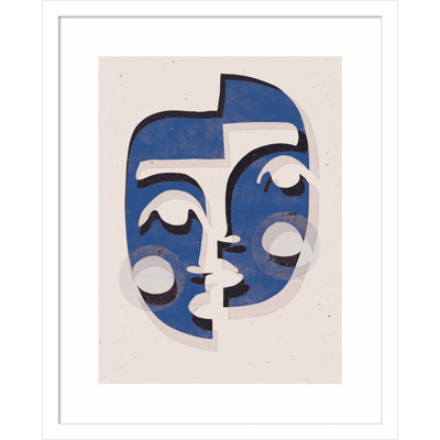 Galya "The Blue Mask" Print by Treechild