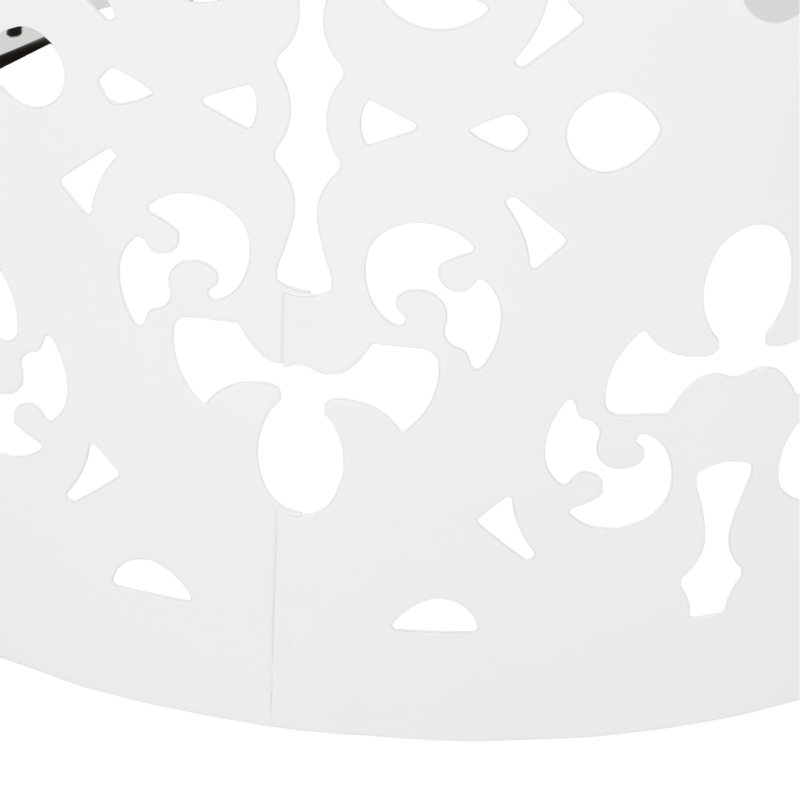 Grande table de bout d'extérieur en métal