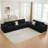Brigitte Corduroy Upholstered Sectional 6-Piece Modular Sofa Set-1331712950
