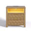 Bedside Table with Built-In Outlets and Motion Sensor Led Light-885737335