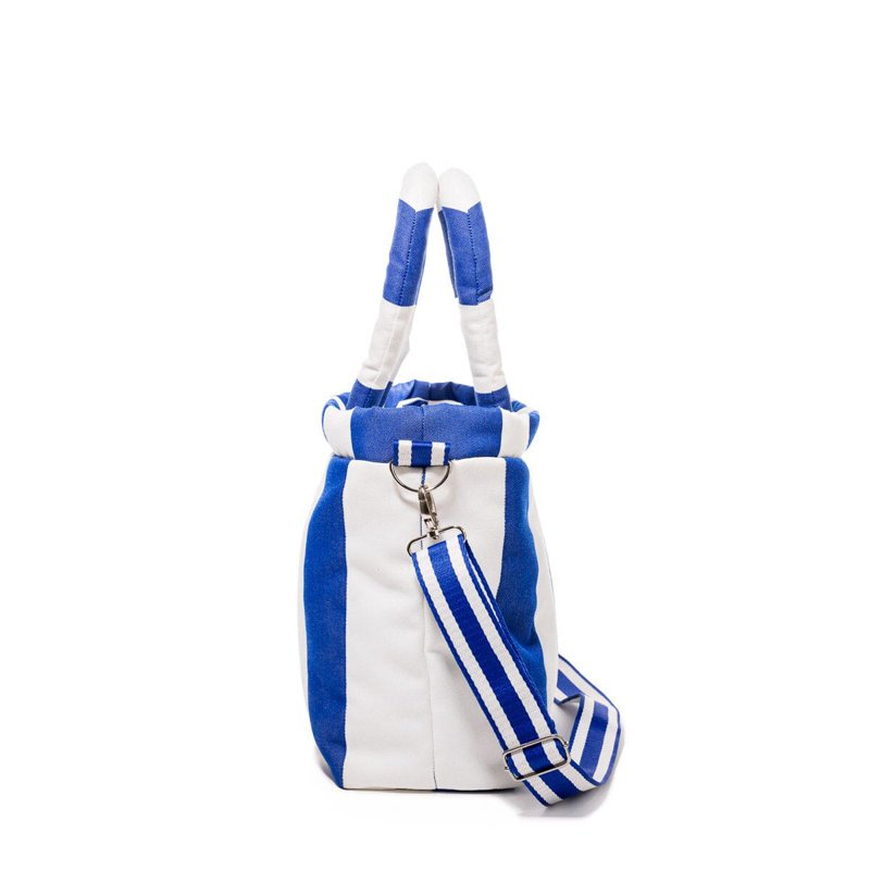 Cloud Cooler Tote Bag, Blue/White