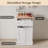 Havant Tilt Out Trash Cabinet 10 Gallon Wooden Free Standing (Not include trash can)-71910657
