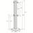 Rawlins Walnut Engineered Wood Coat Rack