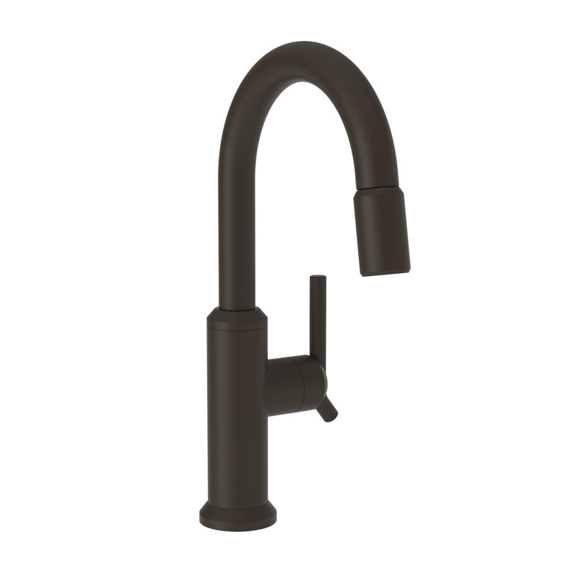 Jeter Single Handle Pull Down Bar Faucet, Oil Rubbed Bronze