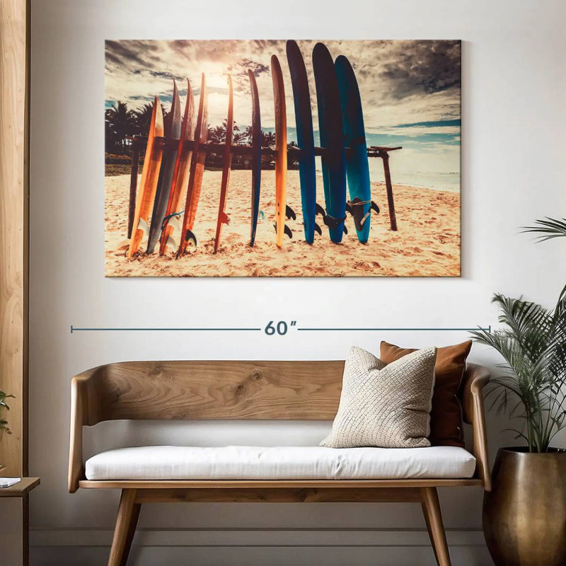 Support de planche de surf Senne, H 34 po x l 51 po