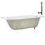 Baignoire de trempage en acrylique 60 po x 32 po, drain inclus-97545296