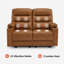 Latitude Run Electric Reclining Loveseat-381558045