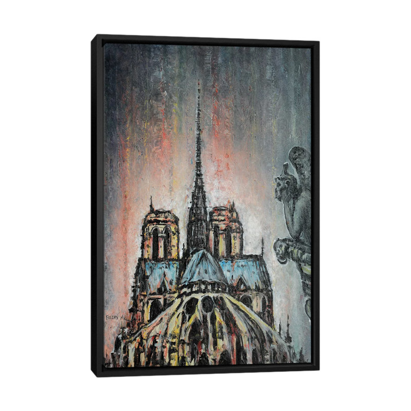 One Of A Kind by ColorByFeliks - Painting on Canvas, 66.04 cm H x 45.72 cm W, Black Framed