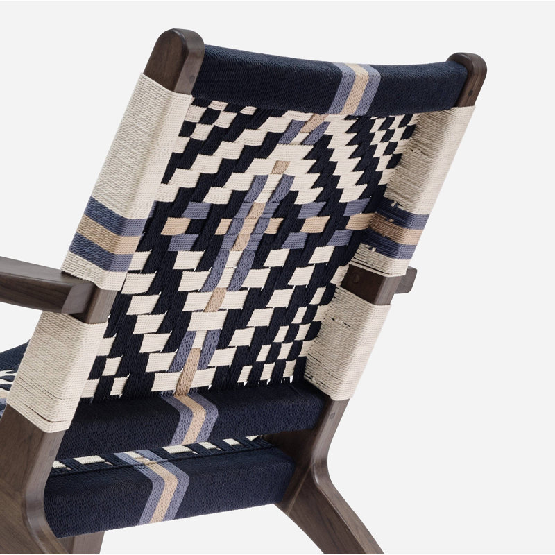 Masaya Armchair, Colonial Pattern, Coffee