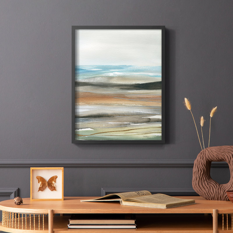 Nature's Many Layers I Framed Print - Solid Wood, Black, 28" H x 22" W