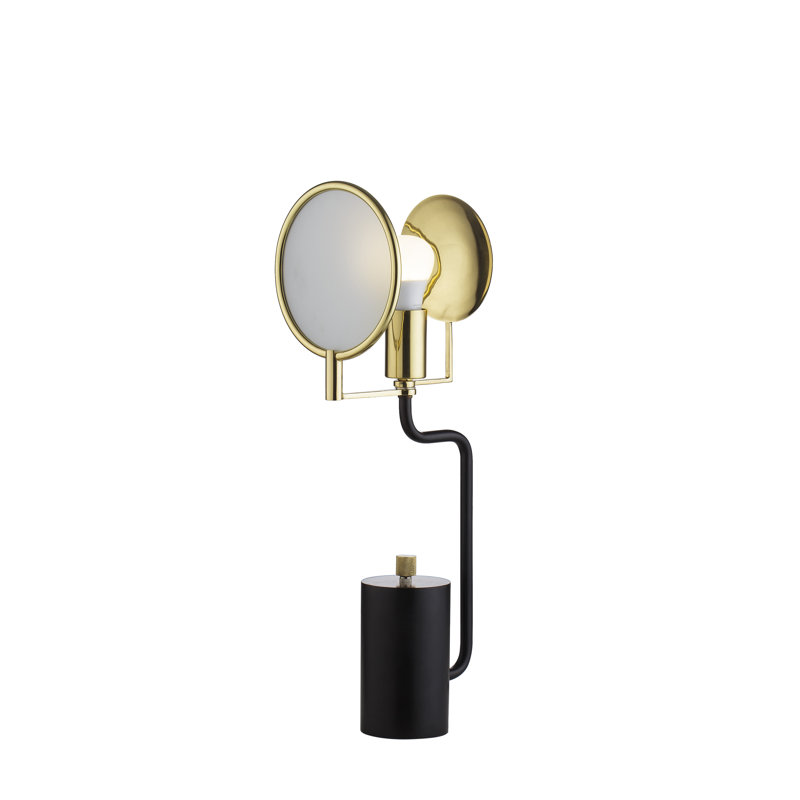 Lampe de table 22 po Nellcote, Noir / Laiton