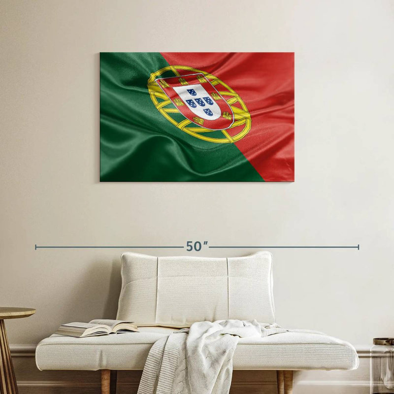Drapeau national du Portugal, H 24 po x l 36 po