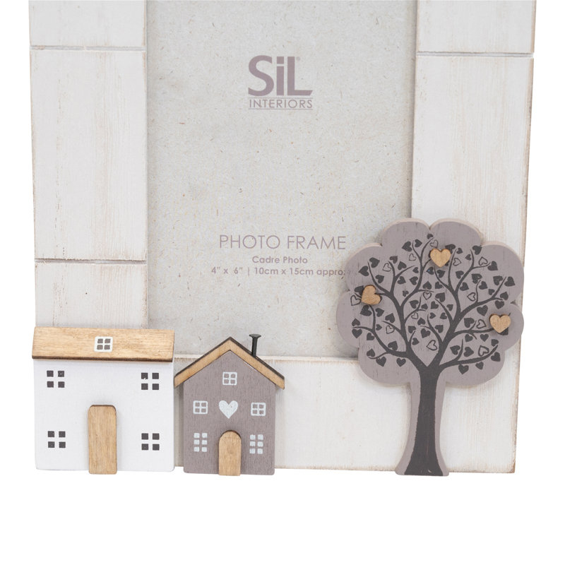 Cream Wood Picture Frame, 10 x 15 cm