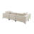 Upholstered L-Shaped Sectional Reversible-1328536298