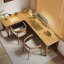 Bureaux en bois massif en L Burlywood-108600559-108600558
