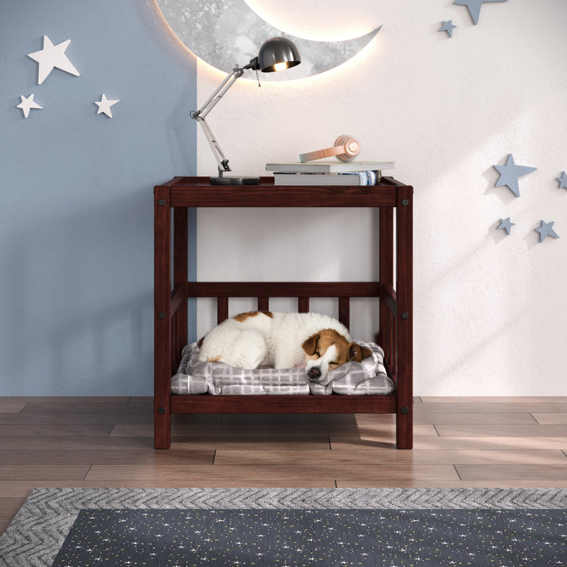 Best Friend End Table Pet Bed, Brown