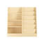 Bibliothèque pour tout-petits à 4 niveaux avec casiers de rangement, bibliothèque en bois pour chambre de bébé-798144438