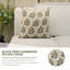 Housse de coussin en lin fabriquée à la main Fabividine Neha-110562738-110562752