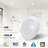 Medi 6 inch Dimmable 3000K LED Disk Light,6 LED Flush Mount Ceiling Light