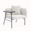 Fauteuil de détente Lounge avec petite table et coussin de dossier-1957562611