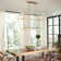 Jesli 6 - Light Farmhouse Large Linear Lantern Open Frame Chandelier