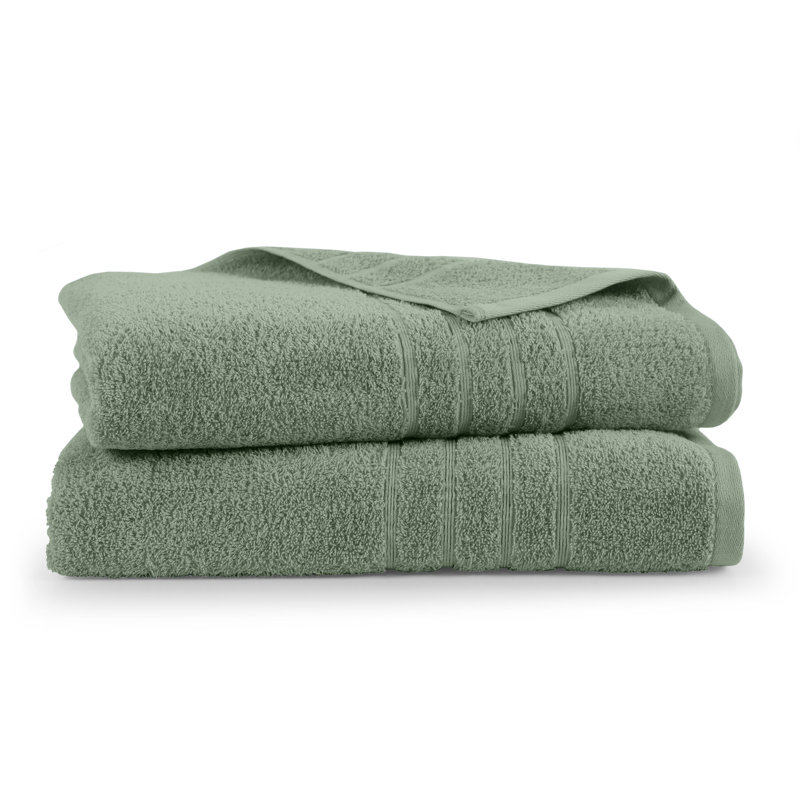 Martex Ultimate 2 Pack Bath Sheet Sage Towel Set, Sage