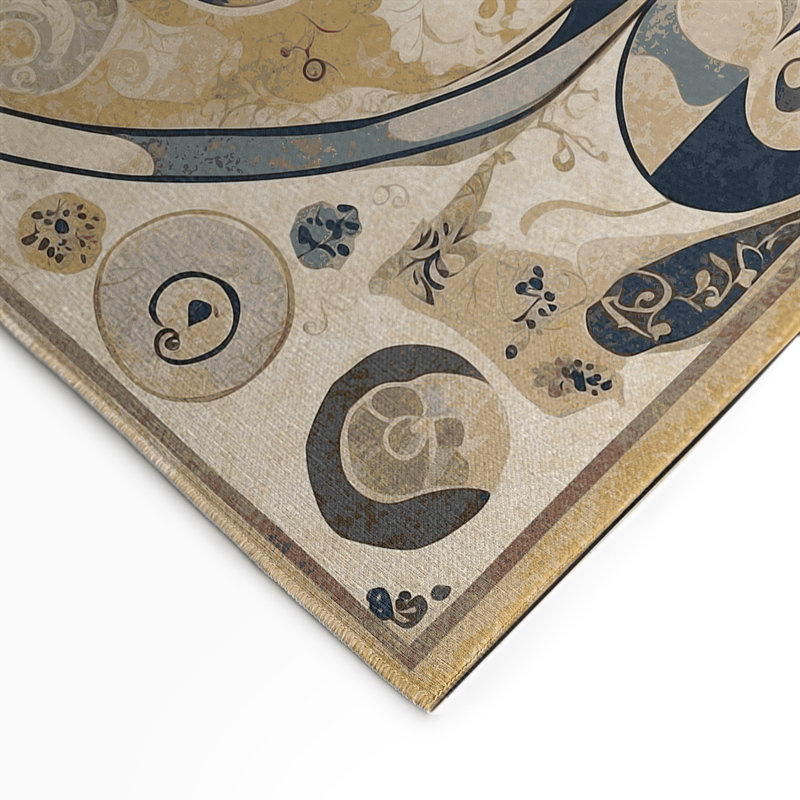 Jazzy Swing Indoor And Outdoor Area Rug, Rectangle 1'6" x 2'6"