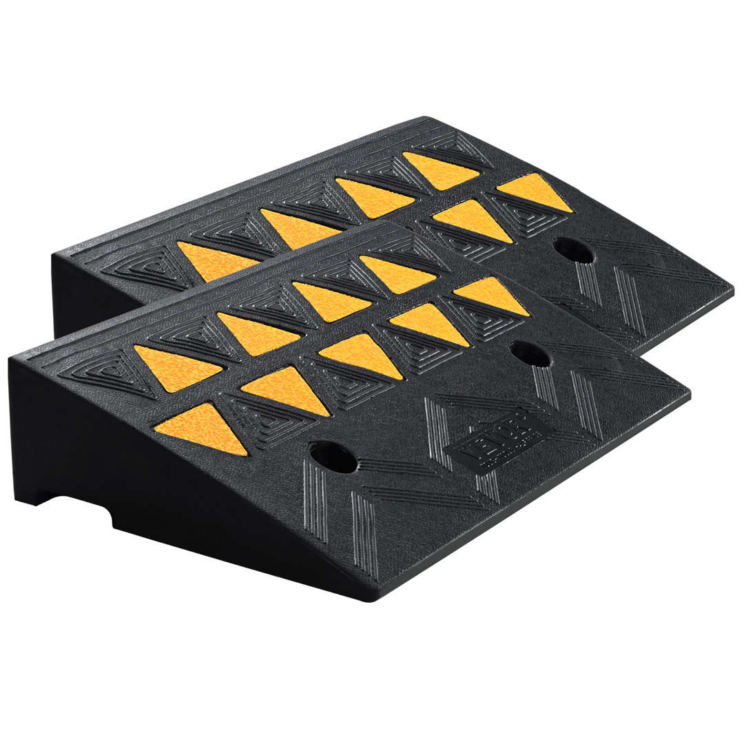 VEVOR Plastic 12.6'' L Threshold Ramp (Set of 2) VEVOR