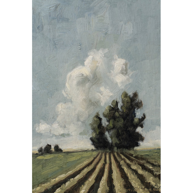 Copse of Trees par Marian Parsons - peinture sur toile tendue, H 30 po x l 20 po x P 1,25 po