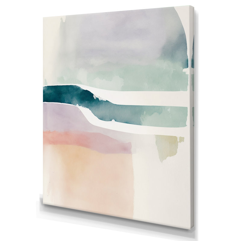 Pastel Serenity III - reproduction sur toile, H 32 po x l 24 po x P 1 po, Toile tendue