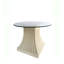 Fluted Outdoor Round Dining Table