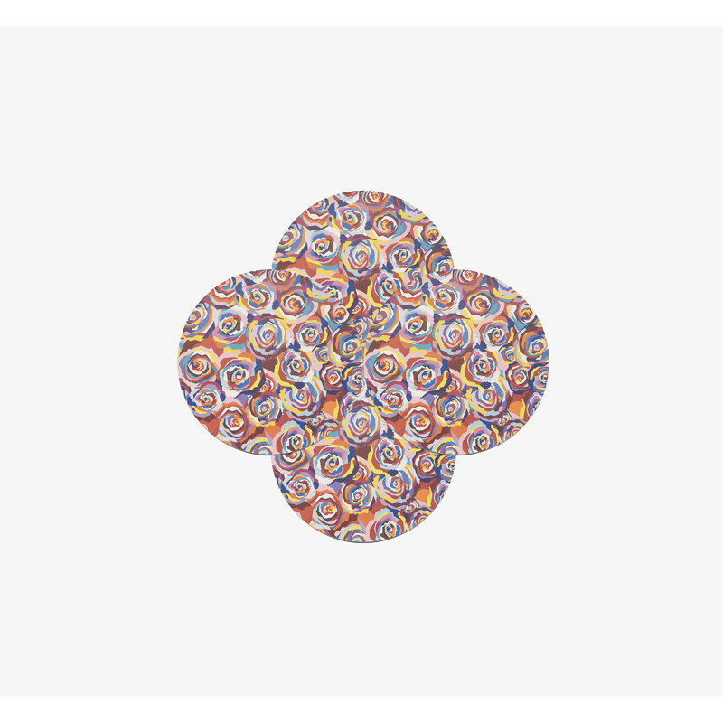 Multi Coloured Roses Dinner Plate