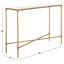 Isabellina Metal And Marble Console Table-873308532