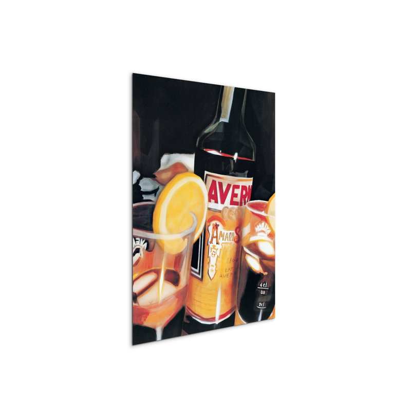 Bittersweet by Art Studio 77.5cm H x 58cm W MetalArt Materic Aluminum Satin Effect, Frameless Panel, Lightweight Ready to Hang