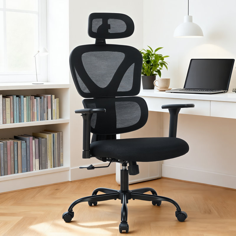 Chaise de bureau ergonomique avec accoudoirs lombaires