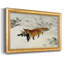 Fox in Snow Landscape (Räv i snölandskap), 1900 - Bruno Liljefors - Toile encadrée sur mesure-129242591-129242594-129242600