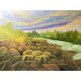The River Print by Alicia Lopez
