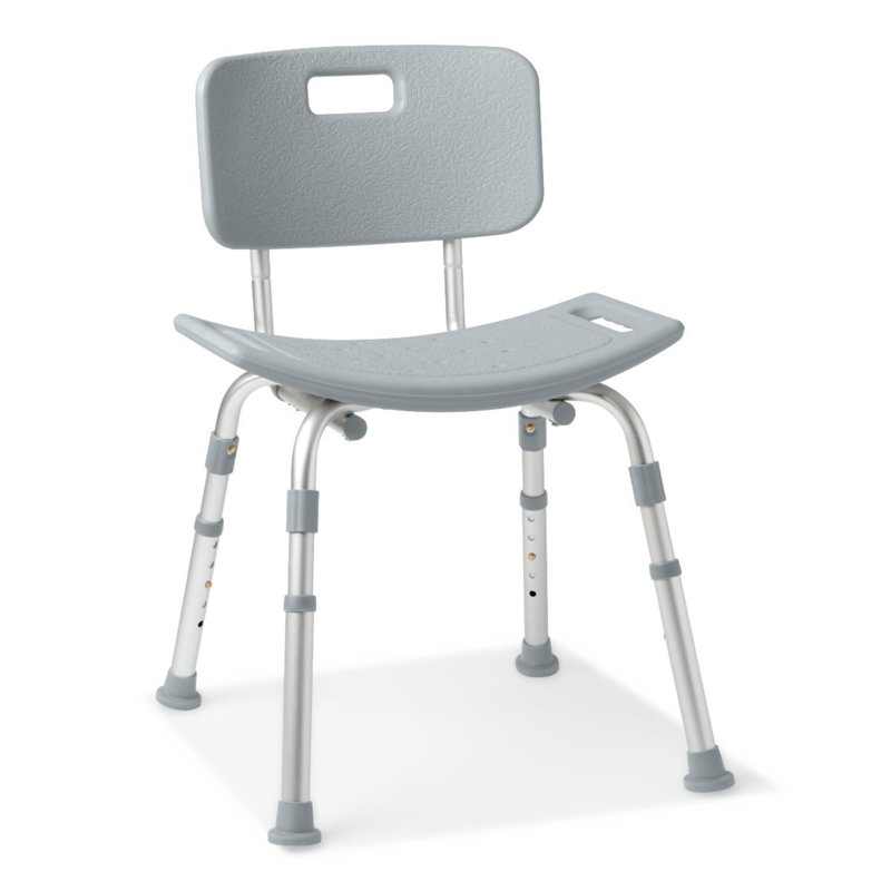Gray Knockdown Shower Chair