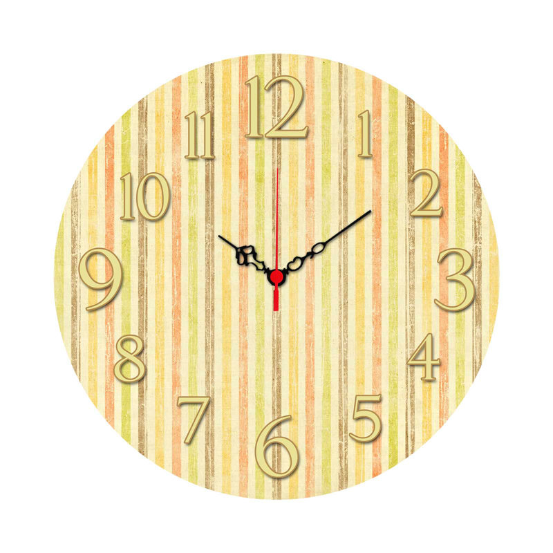 Horloge murale élégante Elegant, 15,7 po de diamètre | 100% panneau de fibres à densité moyenne avec une épaisseur de 0,2 po | Décoration élégante pour le salon, le bureau et la chambre à coucher | Design moderne, parfait pour l'élégance et la