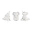 Figurines d'éléphant de yoga minimaliste en résine pour la décoration intérieure-92644654