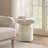 Alduara 19.75" Tall Modern Concrete Top End Table-1567443139