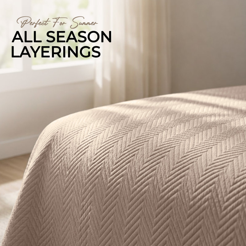 Ensemble de couvre-lit en microfibre gaufrée en lin avec taies d'oreiller, literie matelassée réversible et respirante pour un confort tout au long de l'année