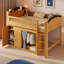 Lit mezzanine avec armoire de rangement, armoire avec rideau en tissu, design à DEL et escalier-1704093708