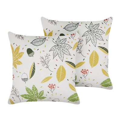 Floral Square Throw Cushion
