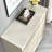 Creamy-white+Black Manufactured Wood+Metals Shoe Storage